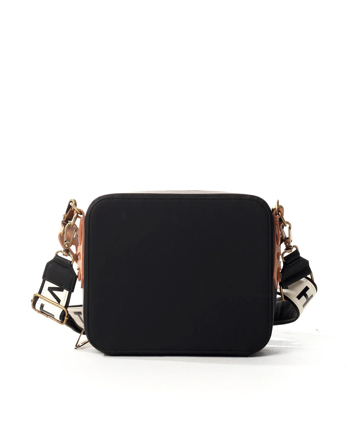 Cartera Flora negro Parchita
