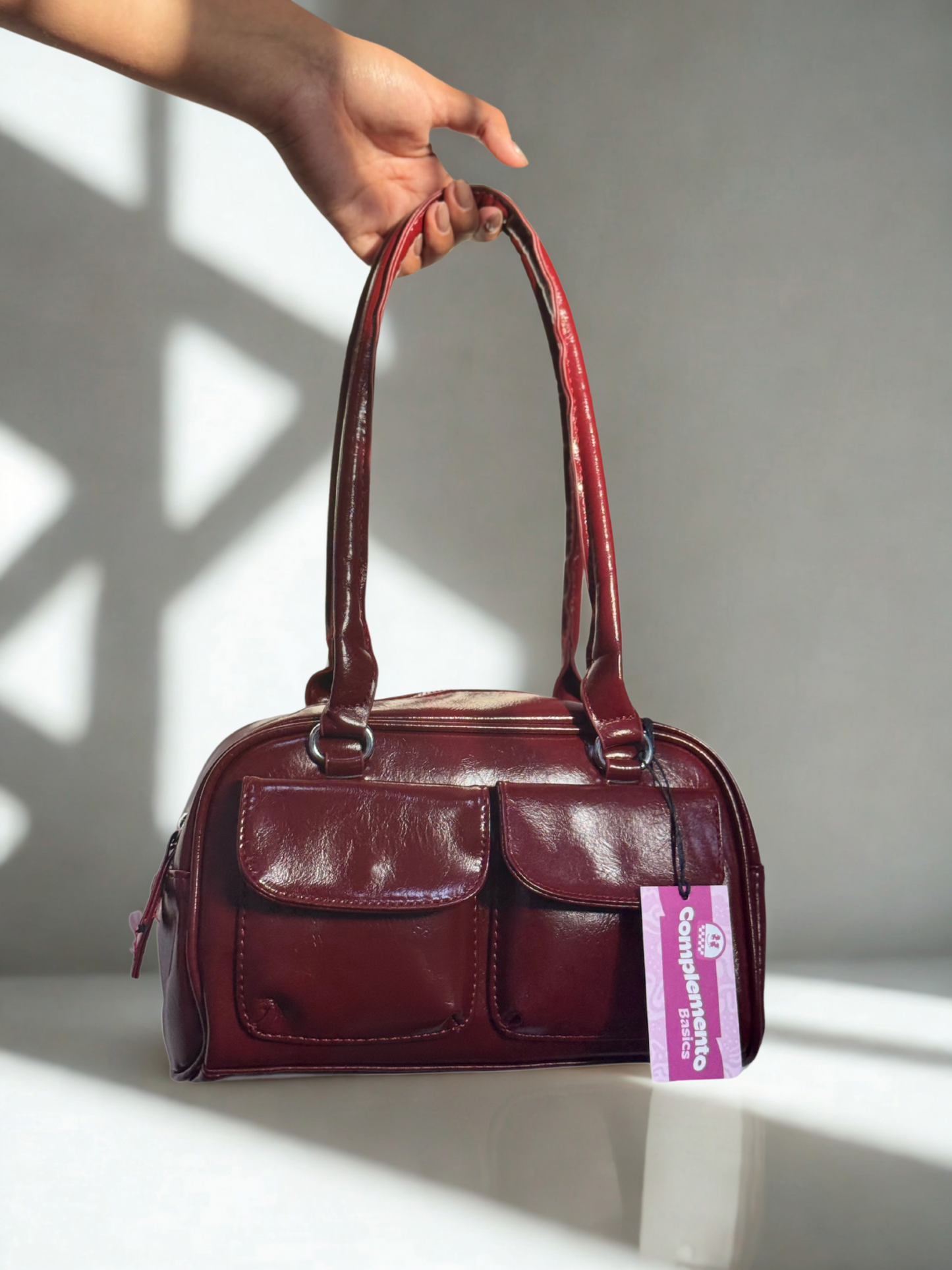 Bolso de hombro Amara rojo