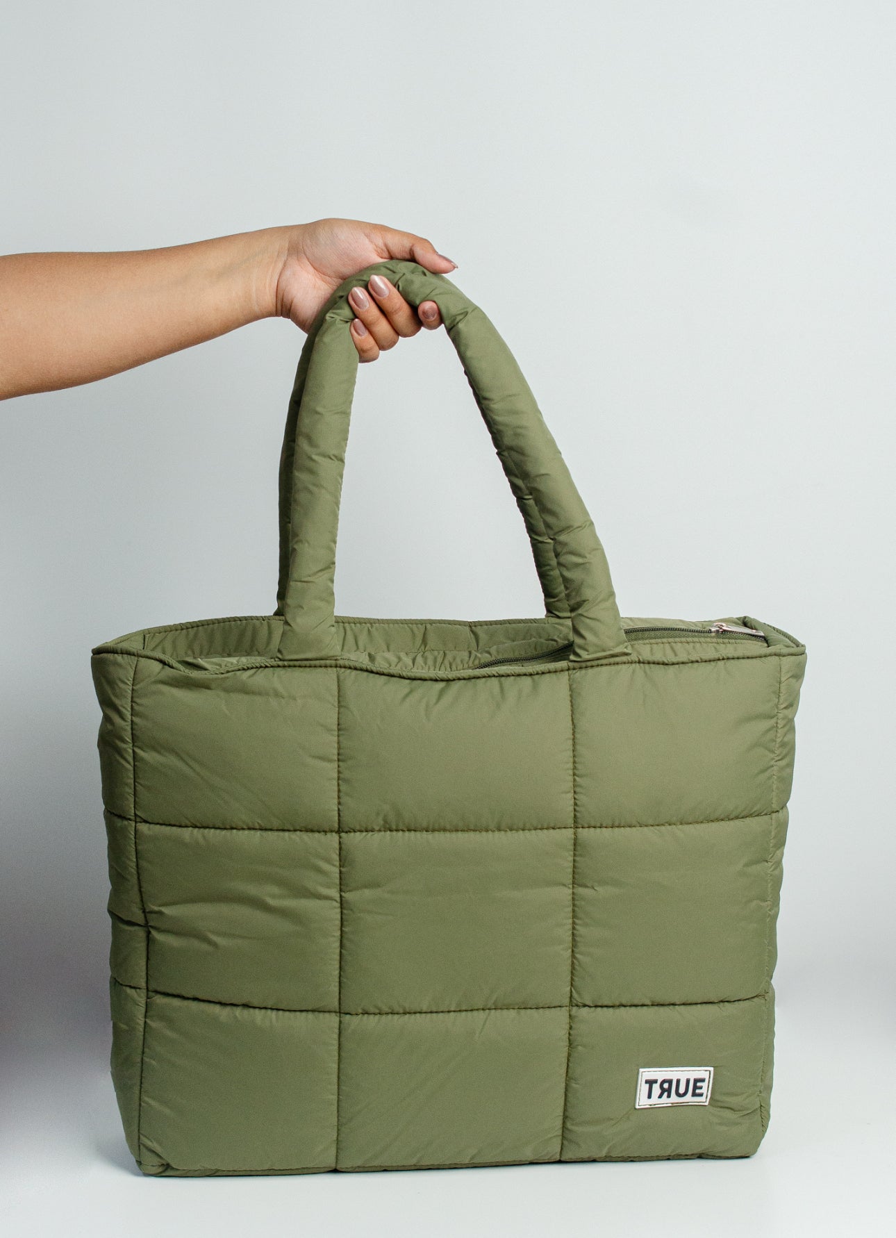 Tote puffer Ana verde True