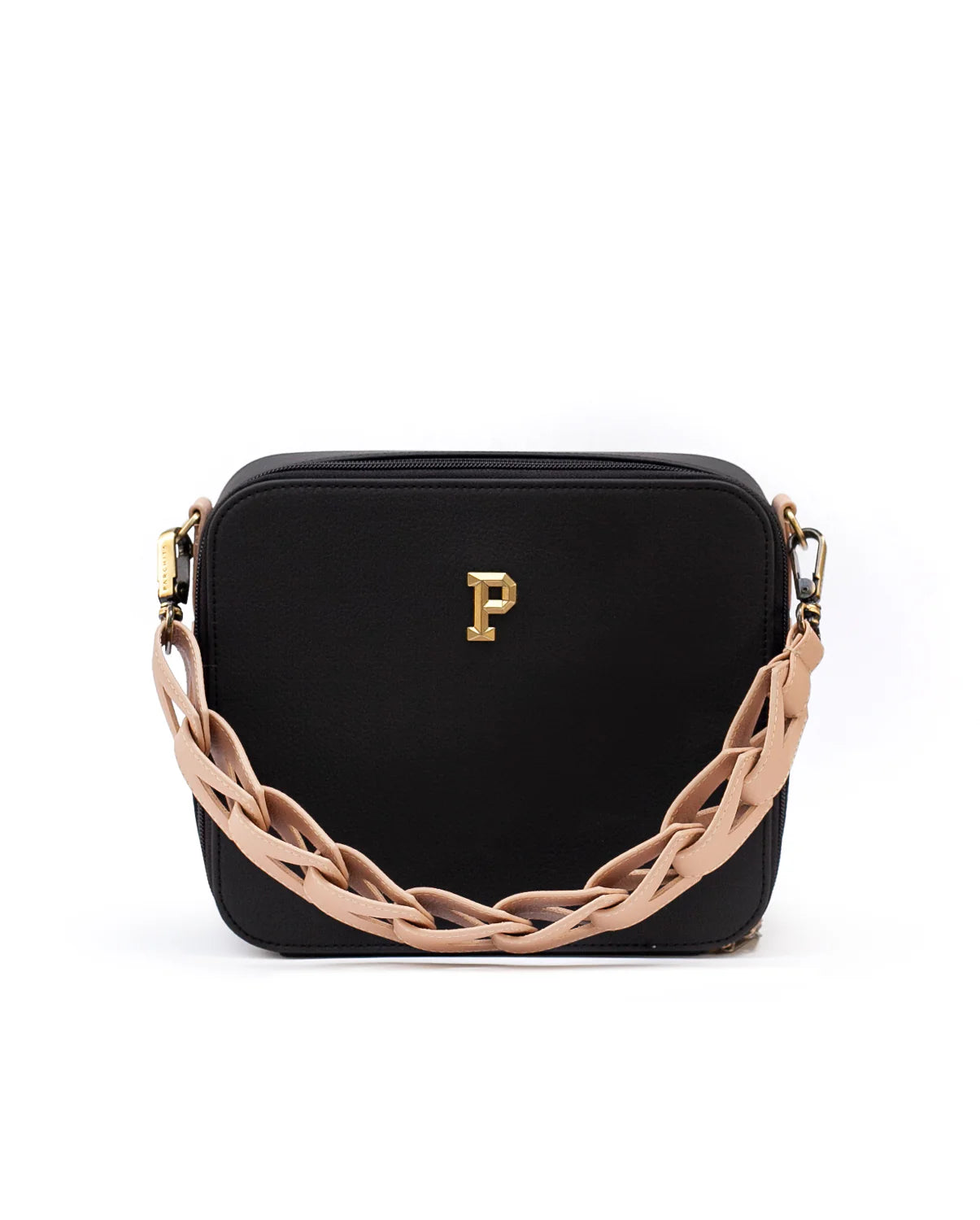 Cartera Flora negro Parchita