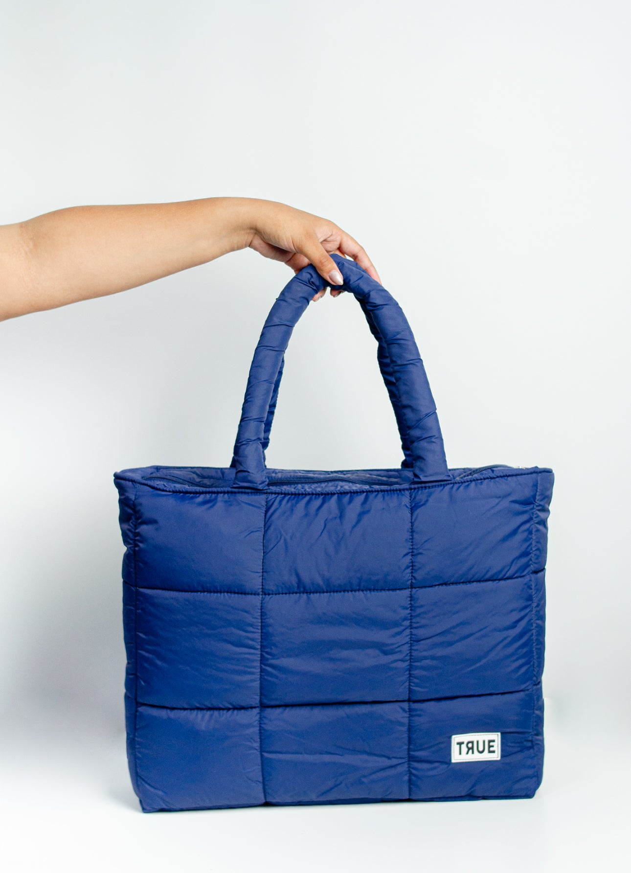 Tote puffer Ana azul True