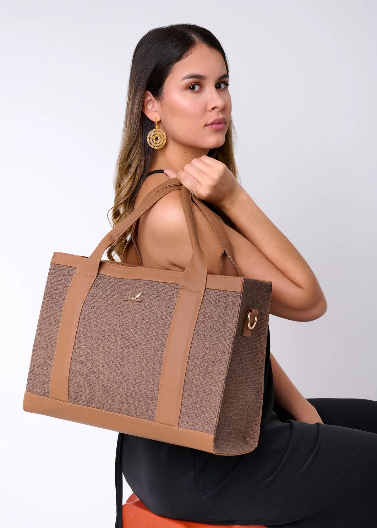 Shopper Viena marrón Naty London