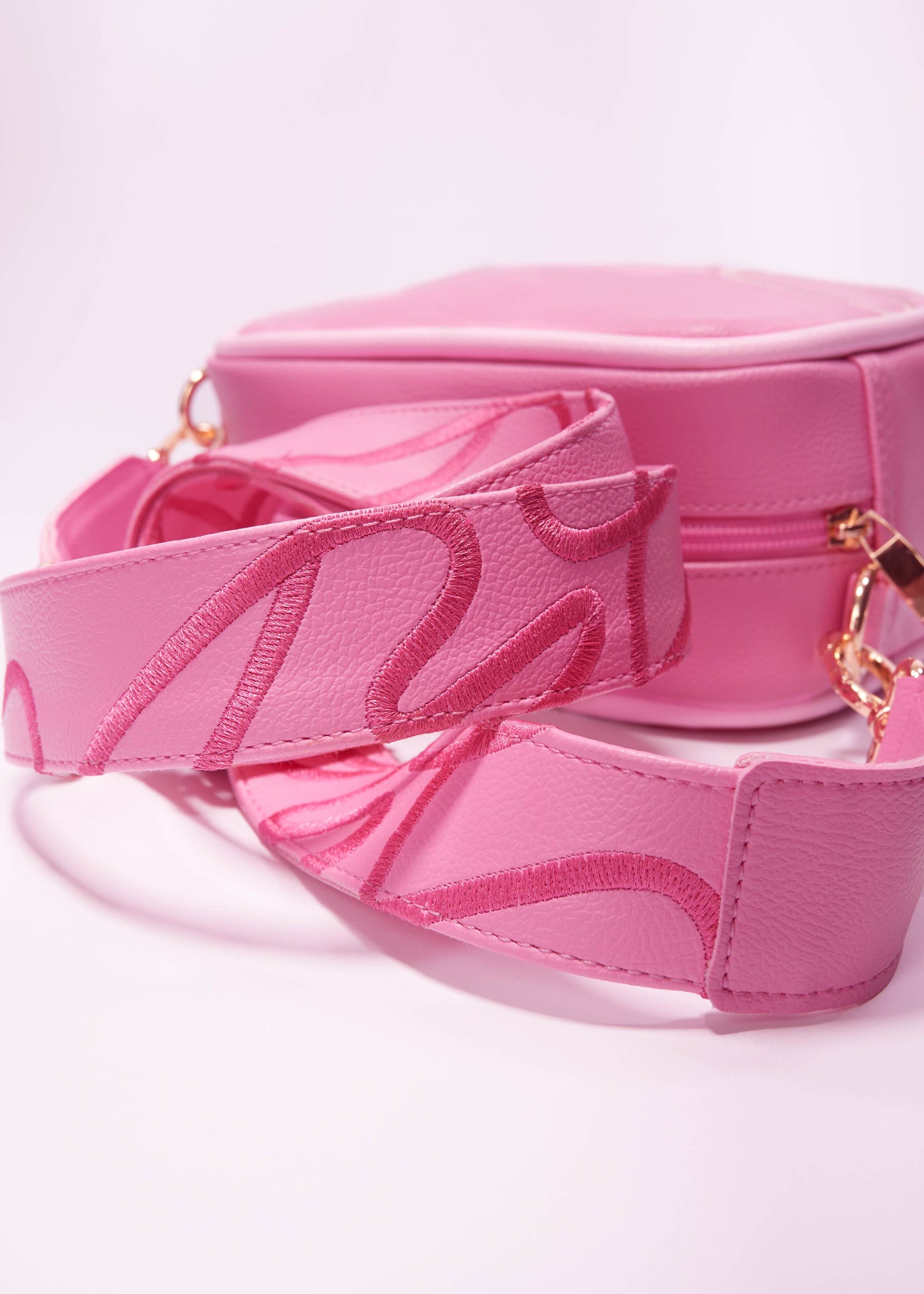 Bandolera Florida rosada Naty London