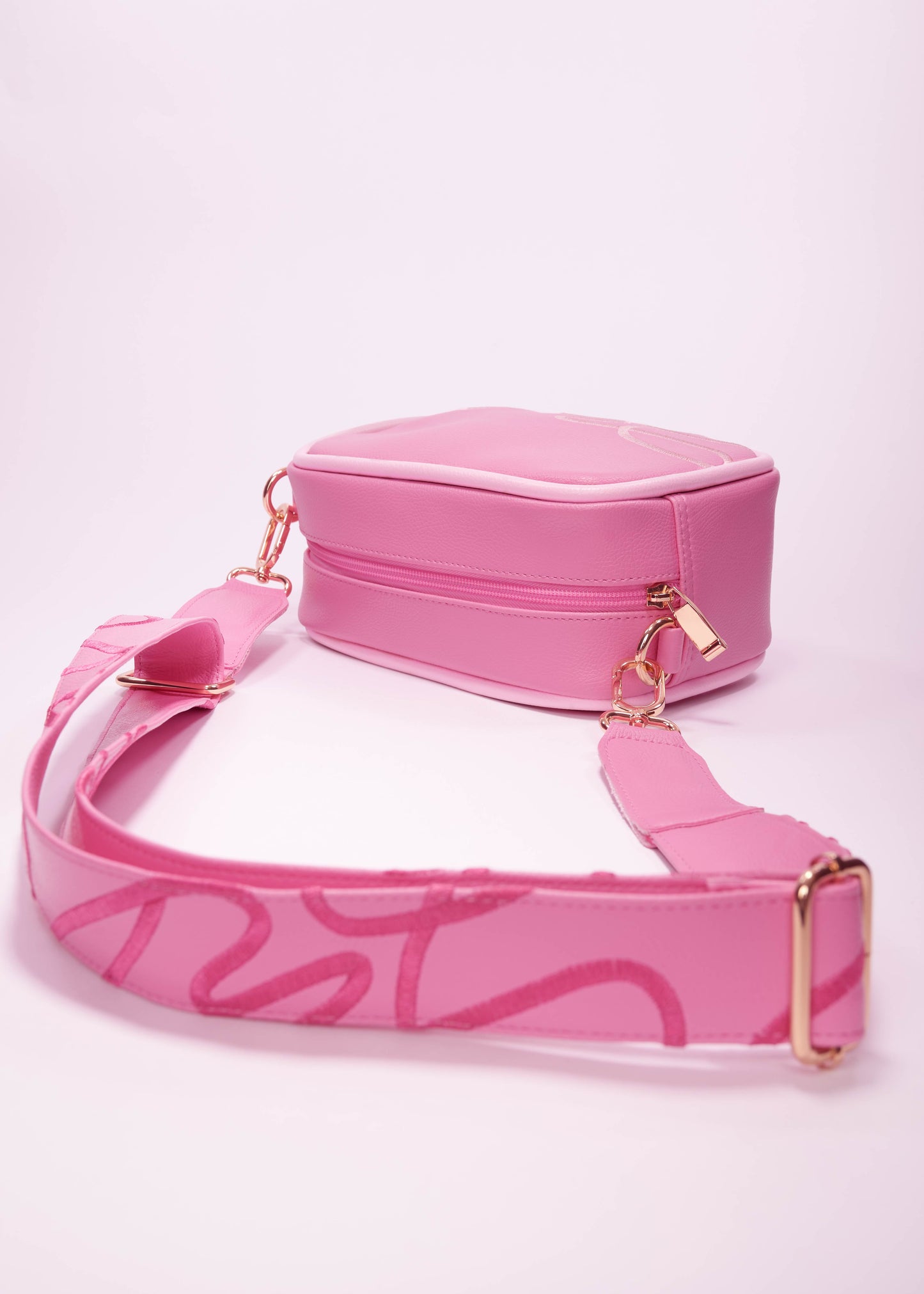Bandolera Florida rosada Naty London