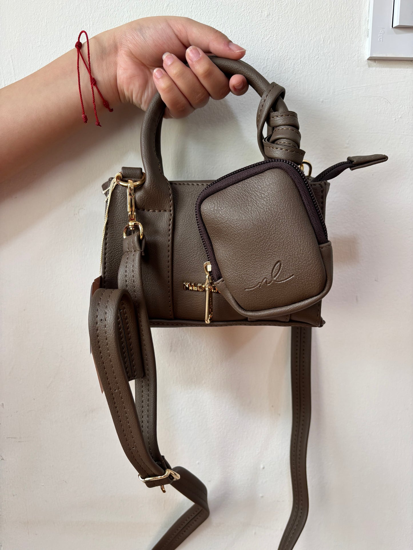 Mini Cartera Chicago marrón Naty London