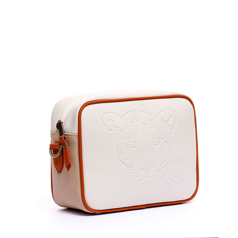 Bandolera Roma print rosado Vintro