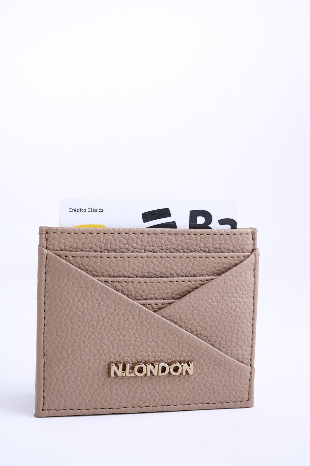 Tarjetero Stone Mocca Naty London