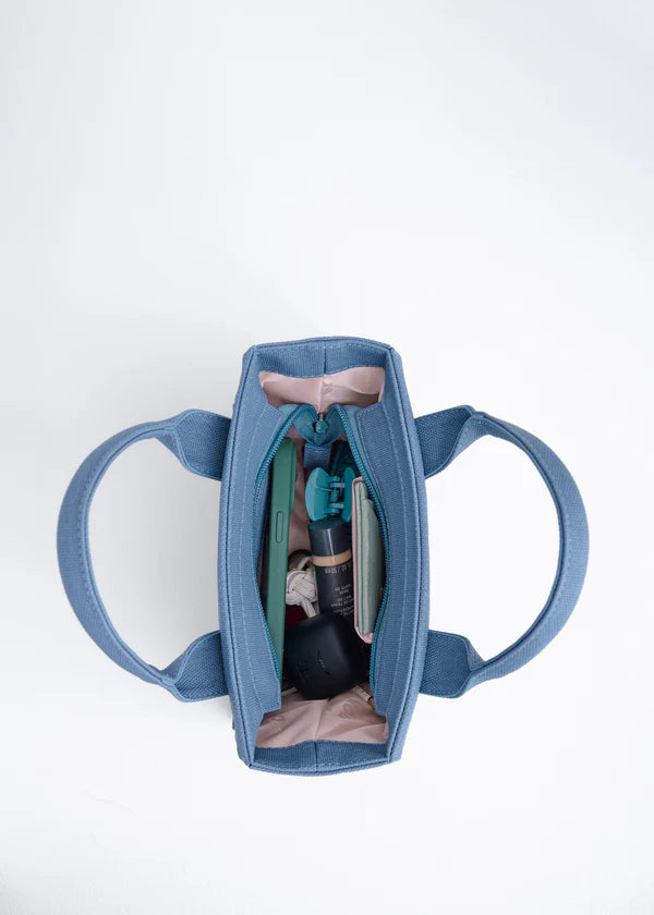 Mini Shopper Viena Naty London Azul