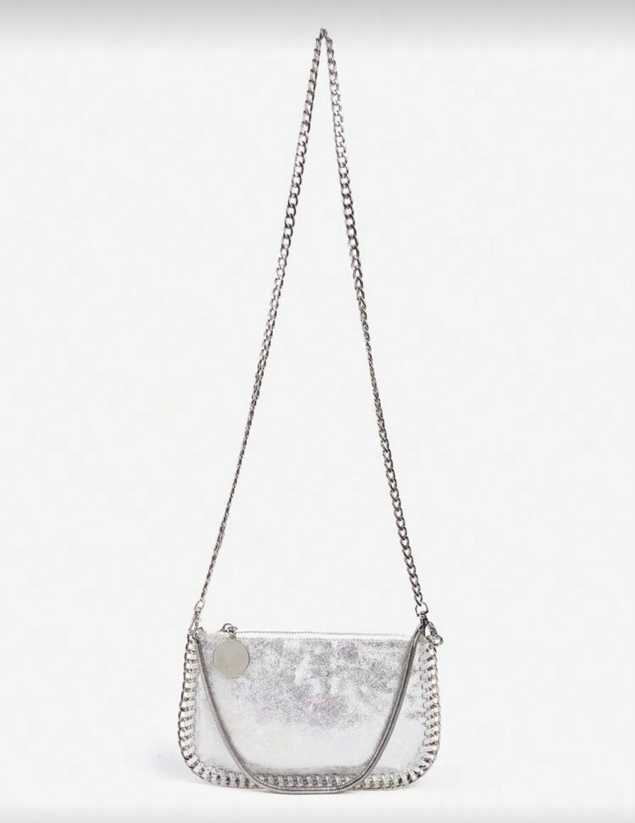 Bolso Oriana plateado