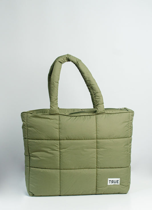 Tote puffer Ana verde True