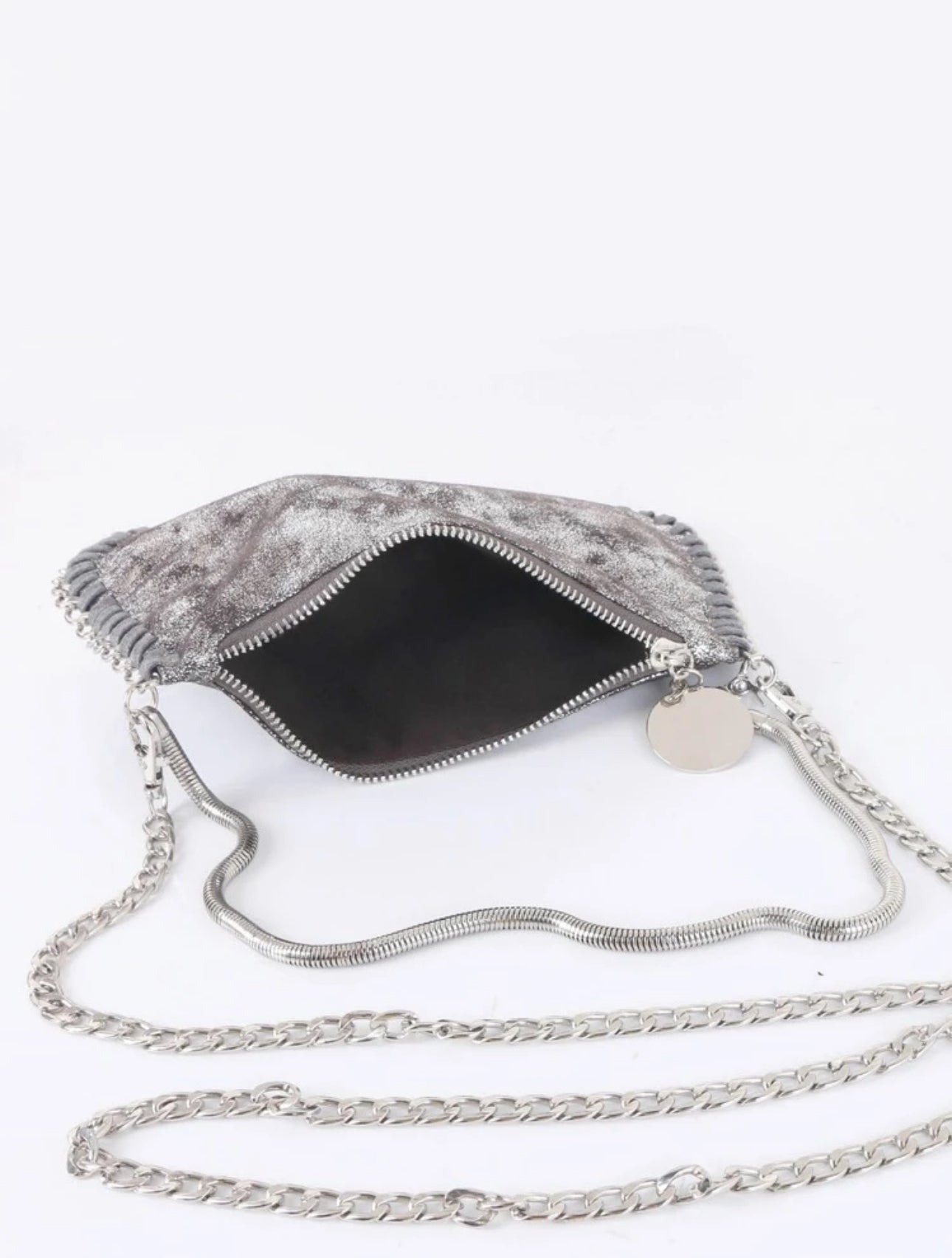 Bolso Oriana plateado