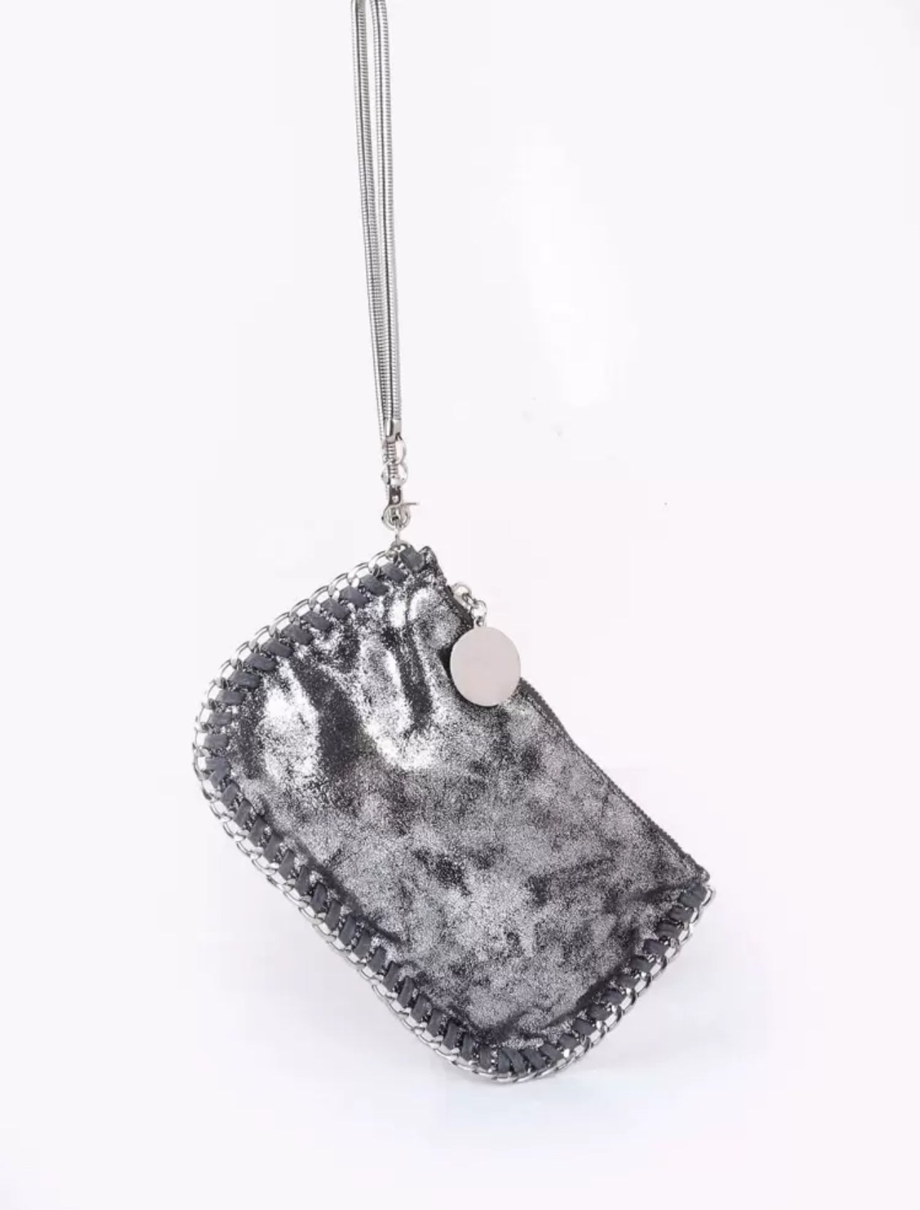 Bolso Oriana plateado