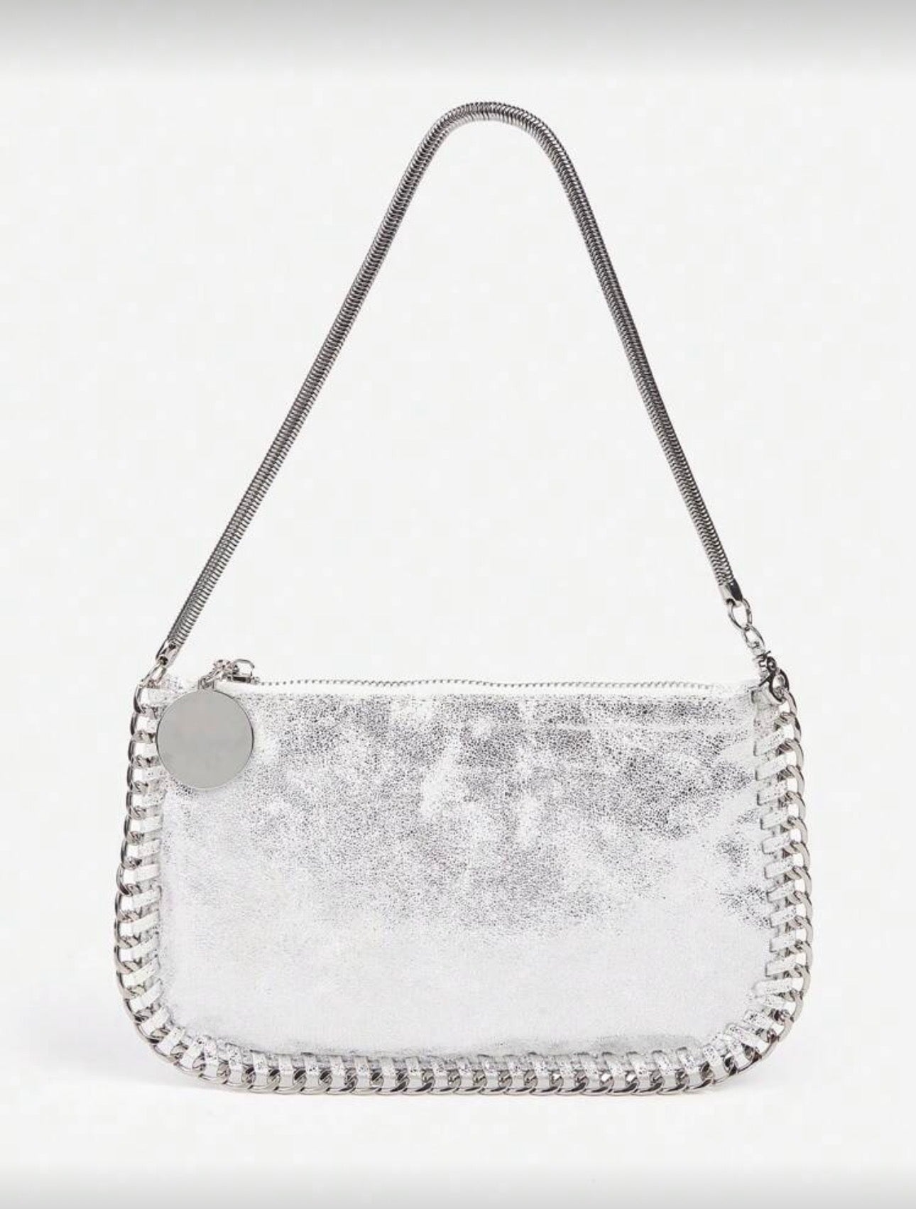 Bolso Oriana plateado