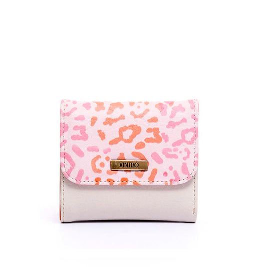 Billetera Italia print rosado Vintro