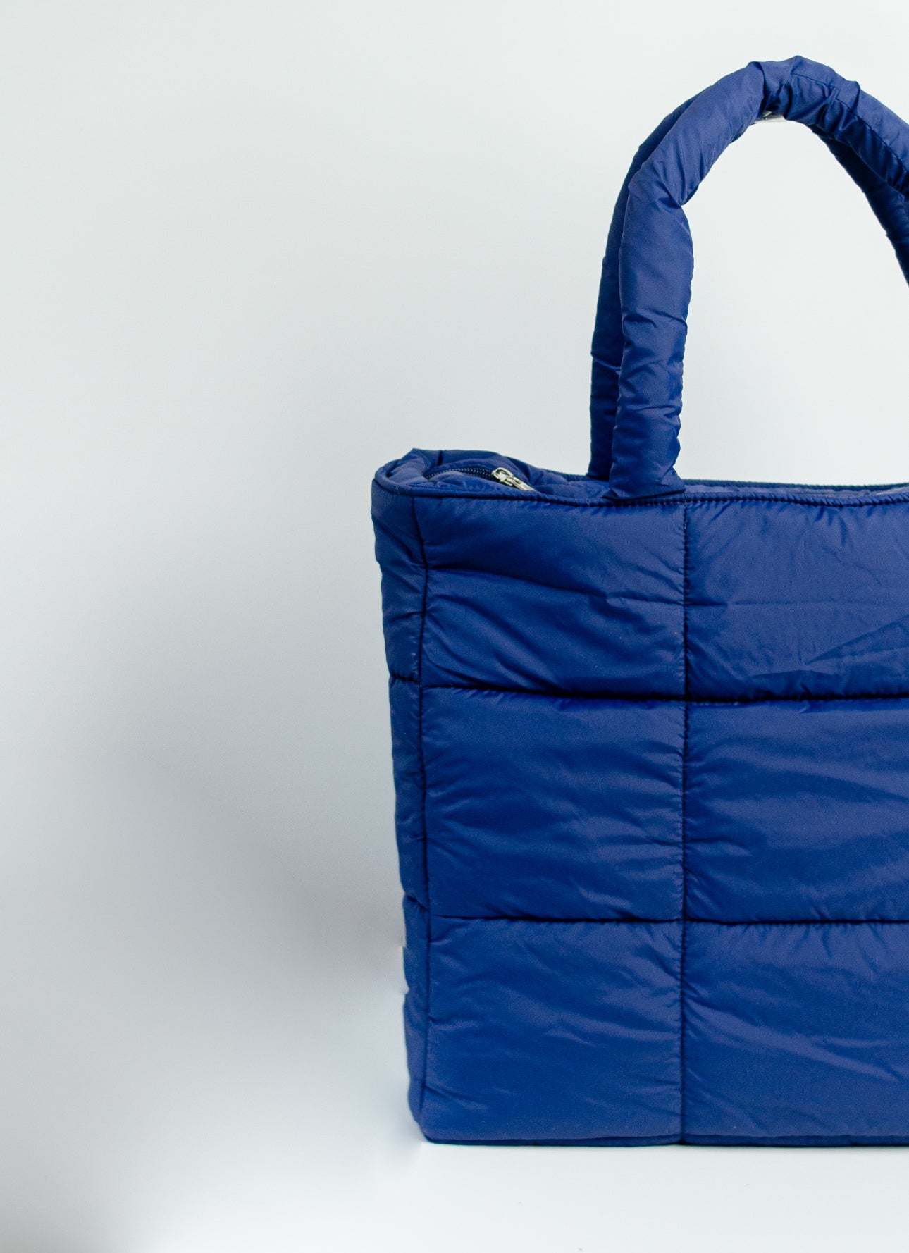 Tote puffer Ana azul True