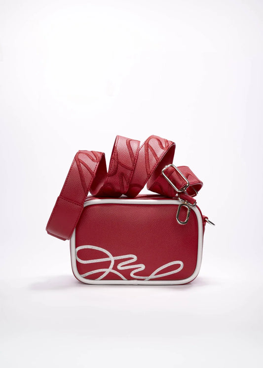 Bandolera Florida rojo Naty London