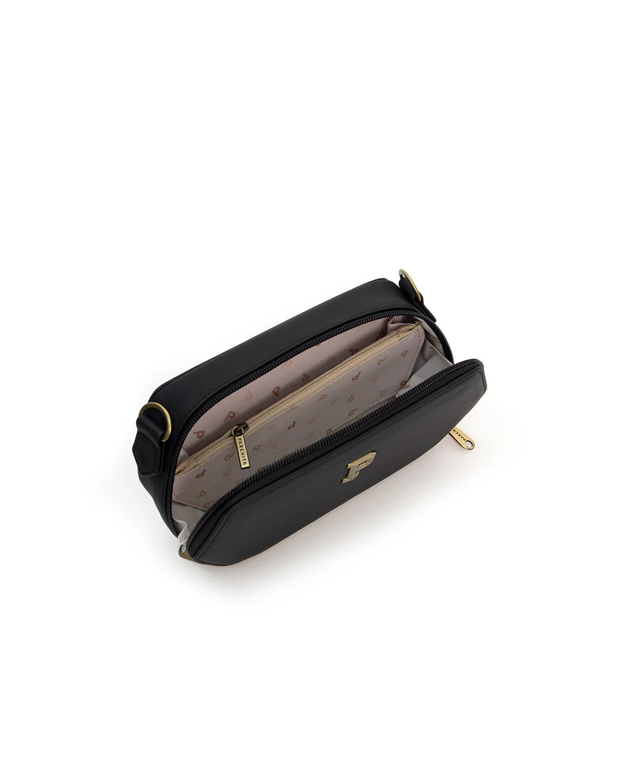 Bandolera Malibú negro Parchita