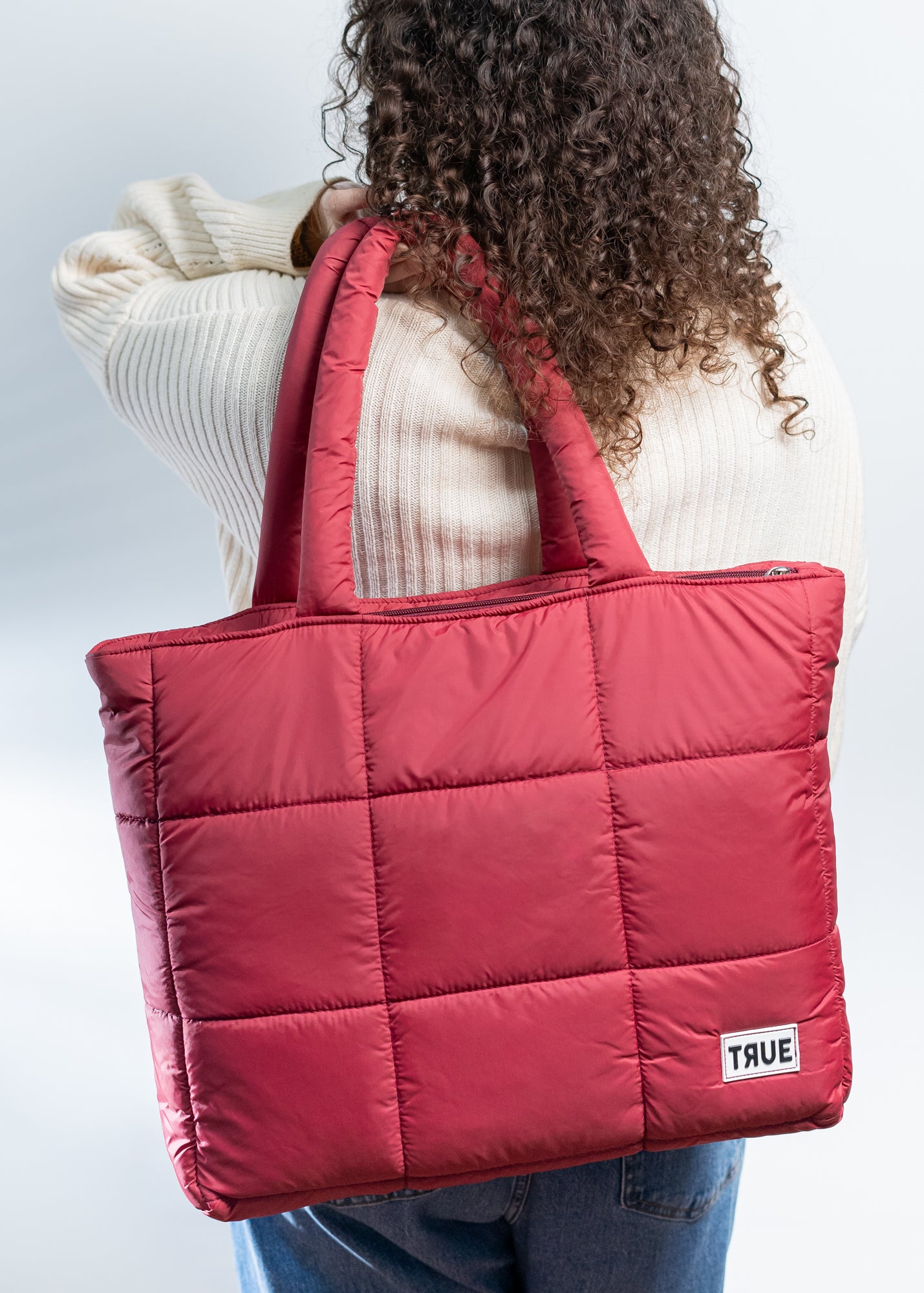 Tote Puffer Ana vinotinto True