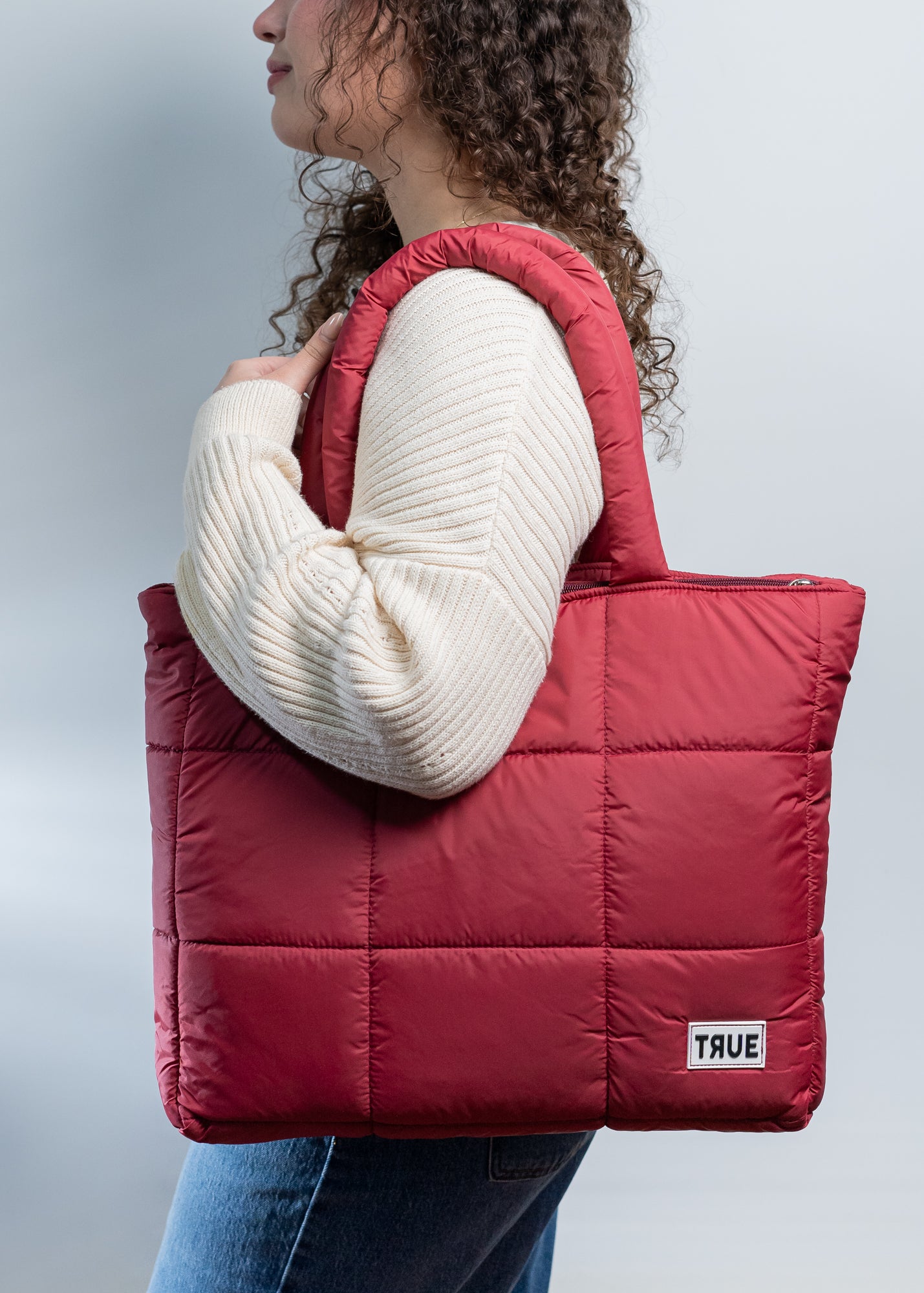 Tote Puffer Ana vinotinto True