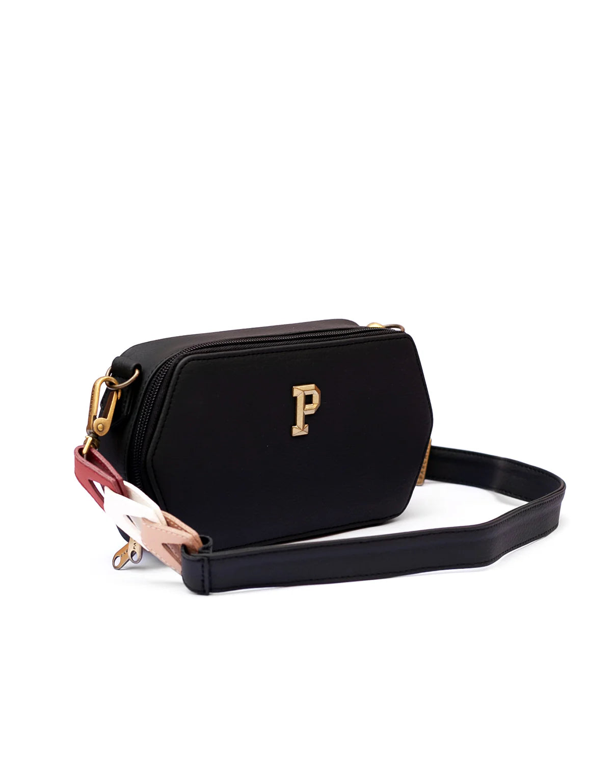 Bandolera Malibú negro Parchita