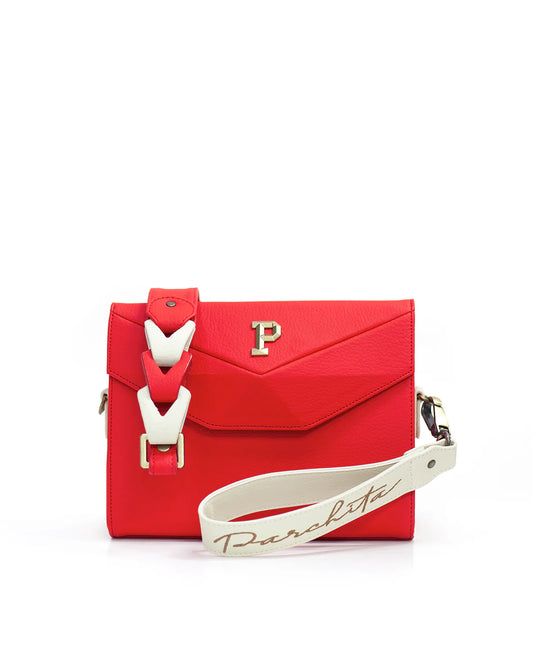 Cartera Anny rojo Parchita
