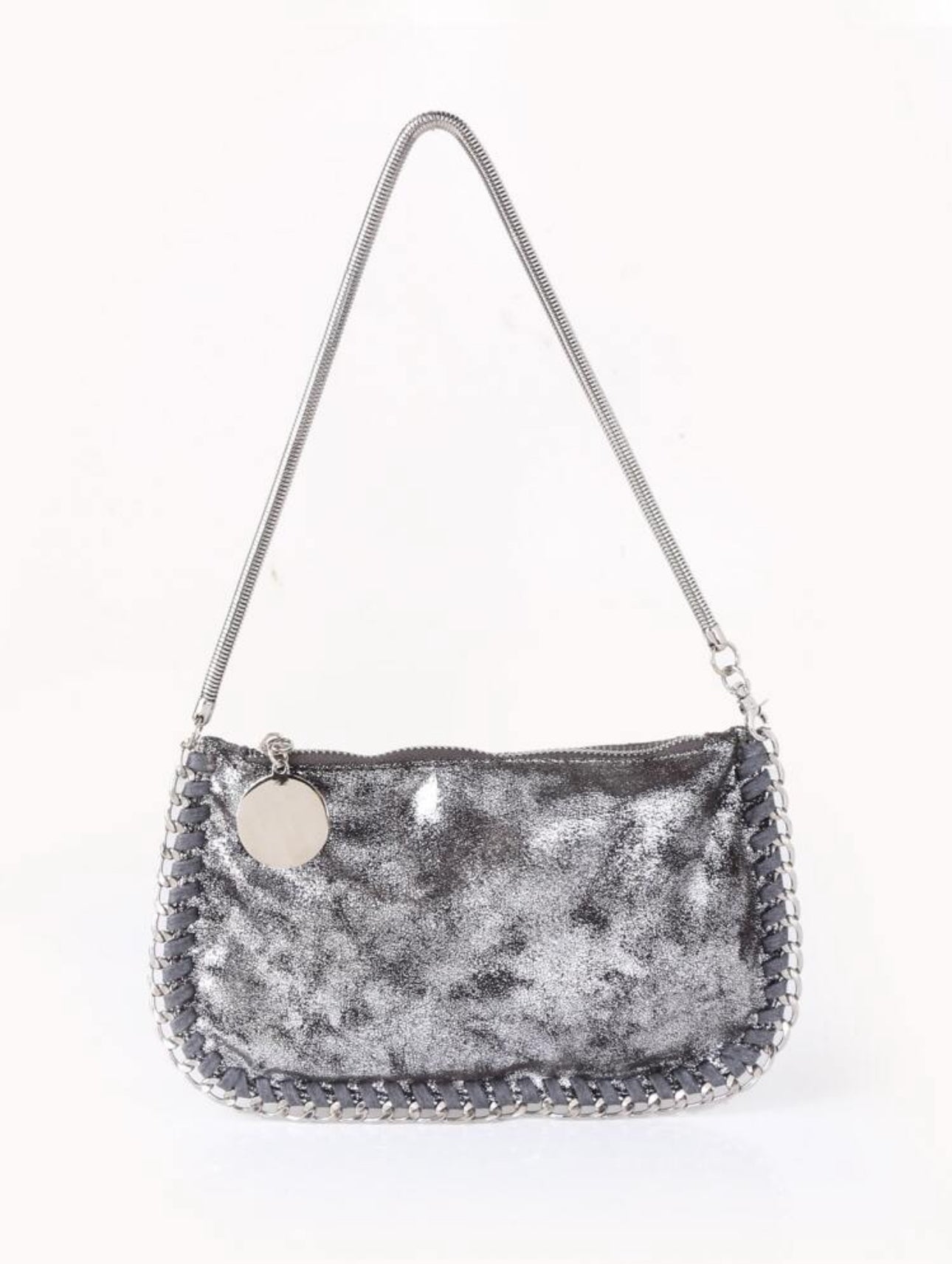 Bolso Oriana plateado