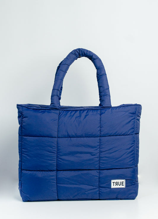 Tote puffer Ana azul True