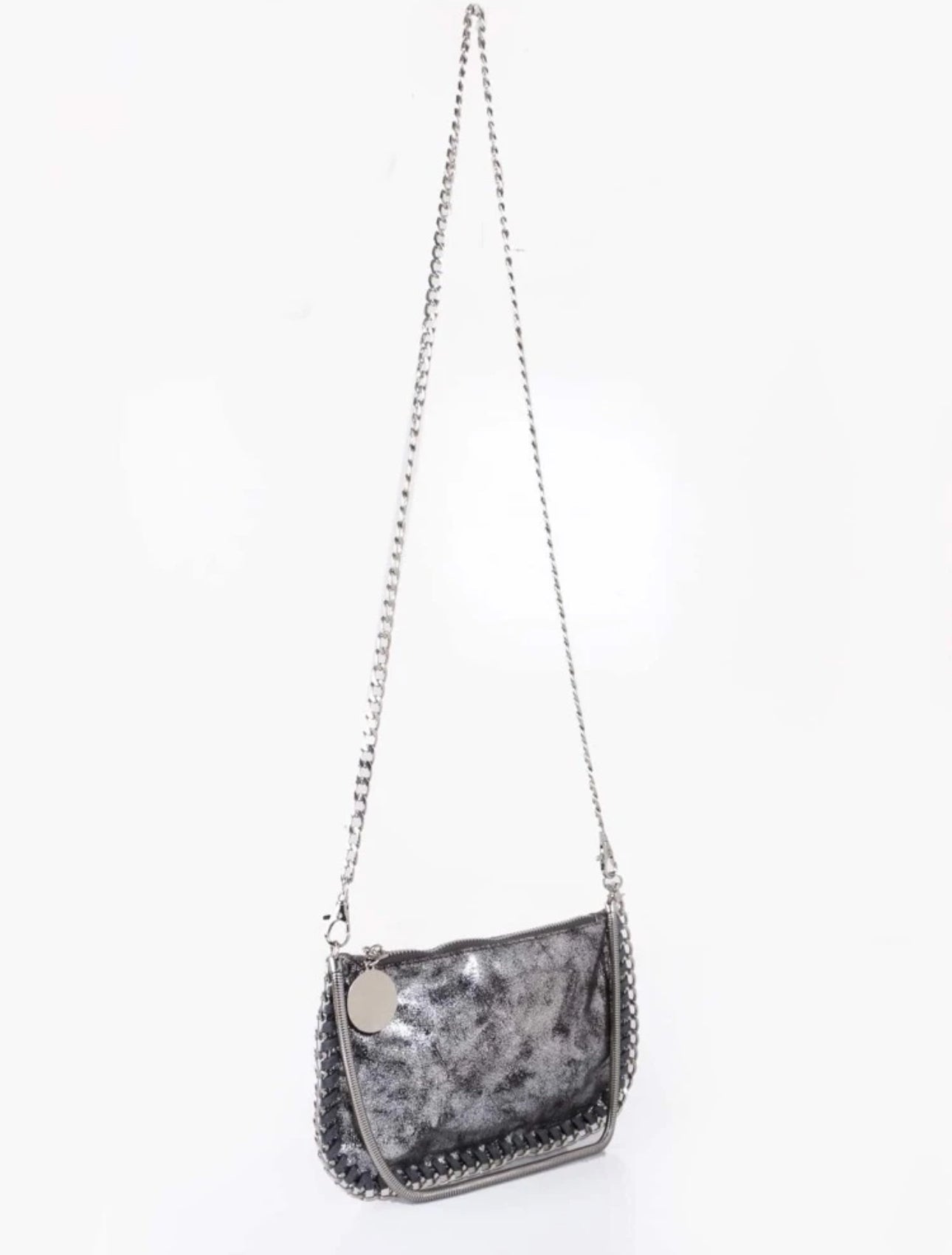 Bolso Oriana plateado